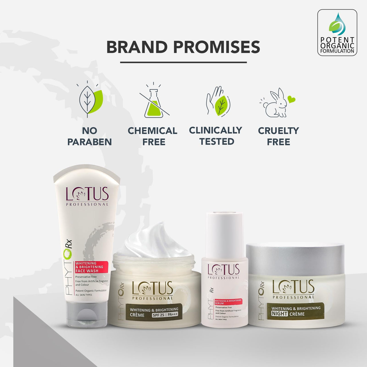 Lotus Professional PhytoRx Whitening & Brightening Night Face Cream, 50 gm | Hydrating Night Repair Face Cream with Age-Defying Formula | Deep Hydration & Dark Spot Corrector