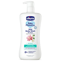 Chicco Baby Moments Mild Body Wash Refresh, New Advanced Formula With Natural Ingredients, No Tears & Soap-Free, Mild Formula For Babys Body Wash, No Phenoxyethanol And Parabens (500Ml)