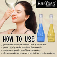 Shryoan Eye N Face Hydrating Makeup Remover| Gel-Based & Removes Impurities with Hydrating Features, Removes Waterproof Makeup Remover (100ml) (Shade 1)