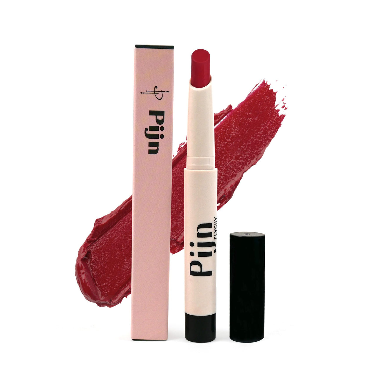 Pijn Luxe Comfy Matt Lipstick Pink Blush | 12HR Long-Lasting, Smudge-Proof & Waterproof | Lightweight, Smooth Matte Finish With Vitamin E & Lip Repair | Lipstick for Women