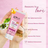 Globus Naturals Rice Ceramide Korean Velvety Skin Face Wash | Improves skin barrier| Ayurvedic Preparation| Paraben Free, Gentle & Mild| Suitable For All Skin Types, 75 gm