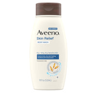 Aveeno Active Naturals Fragrance Free Skin Relief Body Wash, Soothing Oatmeal, 18 Ounce