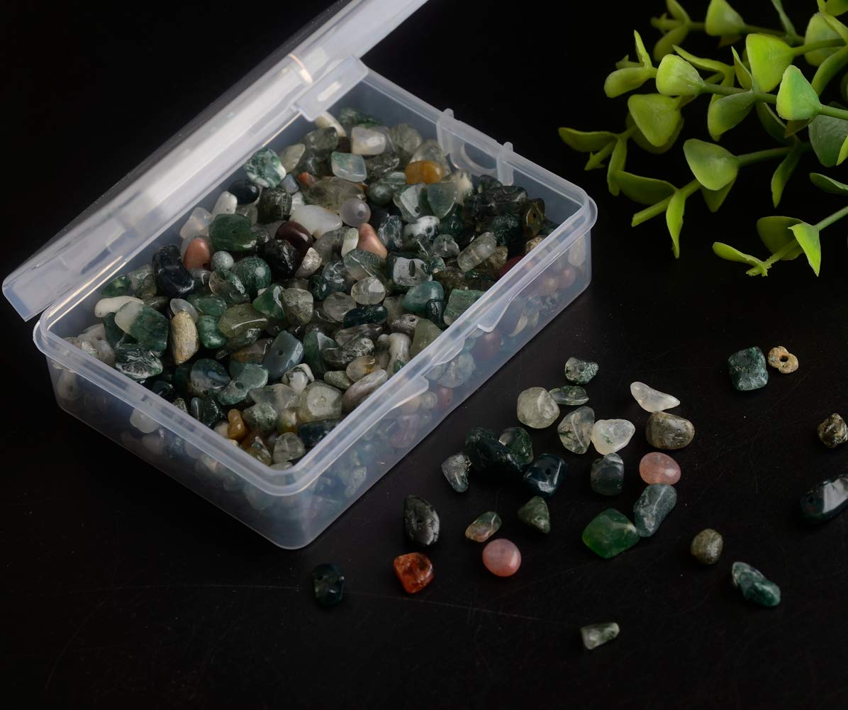 Natural Chip Stone Beads India Agate 5-8mm About 400 Pieces Irregular Gemstones Healing Crystal Loose Rocks Bead Hole Drilled DIY for Bracelet Jewelry Making Crafting (5-8mm, India Agate)
