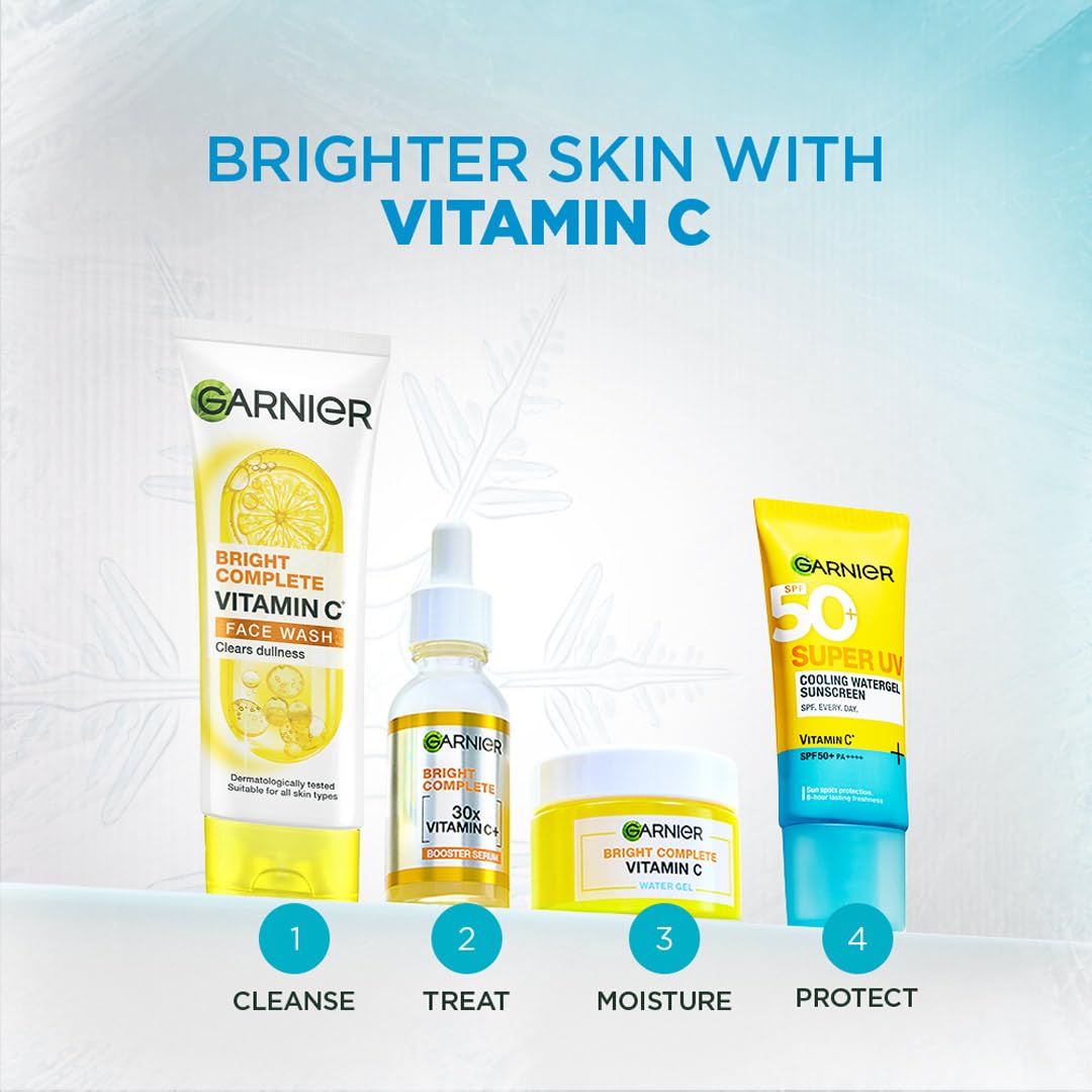 Garnier Super UV Cooling Watergel Sunscreen SPF50 PA++++ | Instant Cooling & 8-hr freshness | lightweight gel, no white cast, suitable for oily, dry, sensitive & combination skin, for men & women,60ml