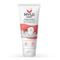 Mylo Baby Diaper Rash Cream 50gm | Prevents and Heals Rashes | With 15% Zinc Oxide | Care with Aloe Vera, Almond Oil & Vitamin E