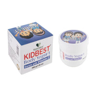 HealthBest Kidbest Face Cream (50ml) & Kidbest Body Yogurt (200g) for 3-13 Years Kids | Combo Set