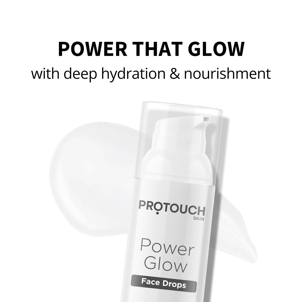 PROTOUCH Power Glow Face Drops | Brightening Serum with Korean & Indian Herbs | Lightens Dark Spots, Acne, and Wrinkles | For Clear, Glowing Skin - All Skin Types (Pack of 2)