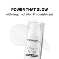 PROTOUCH Power Glow Face Drops | Brightening Serum with Korean & Indian Herbs | Lightens Dark Spots, Acne, and Wrinkles | For Clear, Glowing Skin - All Skin Types (Pack of 2)