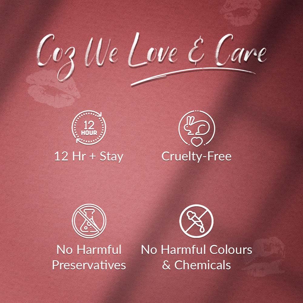 Oliva Liquid Lipstick, 12HR Long-lasting Matte Lipstick, Non Transfer, High Coverage, Water & Smudge Proof, Light Weight & Cruelty-Free - 2ml (Rasberry Cream 10)