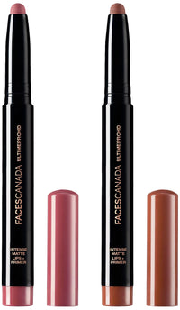 FACESCANADA Ultime Pro Hd Intense Matte Lipstick + Primer - Magnetic (Nude), Ultime Pro Hd Intense Matte Lips + Primer - Espresso 03