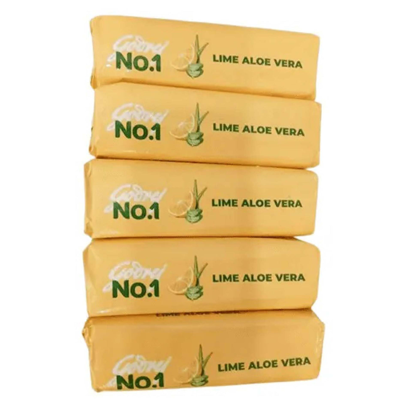 Godrej No.1 Lime And Aloe Vera, 100 G (Pack Of 8)
