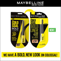 Maybelline New York Colossal Bold Pencil Eyeliner, Black, 3Ml, Matte Finish
