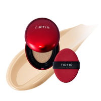 TIRTIR Mask Fit Red Cushion Foundation, Full coverage, Skin fit, Satin Glow Finish, Korean Cushion Foundation #21W NATURAL IVORY, 4.5g