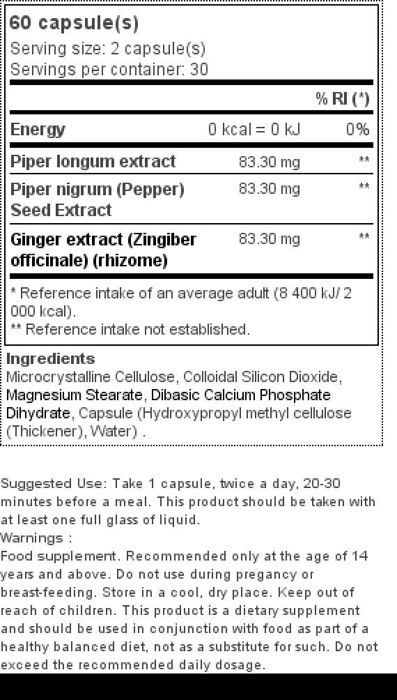 Himalaya Wellness Pure Herbs Trikatu Digestive Wellness - 60 Tablet