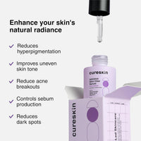 Cureskin Advance Skin Clear Niacinamide Face Serum | Serum for Acne and Dark Spots | Acne Scars Removal Serum