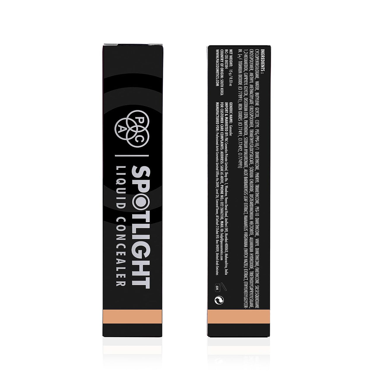 PAC Spotlight Liquid Concealer - 08 (Barely Nude) Matte Finish