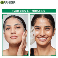 Garnier Skin Naturals, Serum Mask, Purifying & Pore Reducing, Hydra Bomb Green Tea Mask, 1 pc, 28g