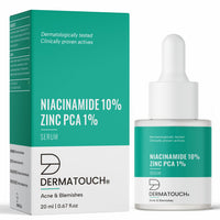 DERMATOUCH 10% Niacinamide Serum for Acne & Blemishes| Oil Balancing with Zinc PCA | For Acne Prone skin | 20ml