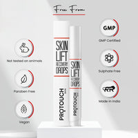 PROTOUCH Skin Lift Recovery Drops to Reduce Fine Lines & Wrinkles - Effective on Neck, Jawline, Chin, Forehead & Smile-Lines | All Skin Types (6 ML) Pack Of 1