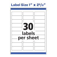 Avery Easy Peel Printable Address Labels with Sure Feed, 1