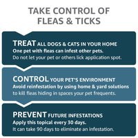 Basics Flea, Tick & Mosquito Topical for X-Large Dog (over 55 pounds), 4 Count