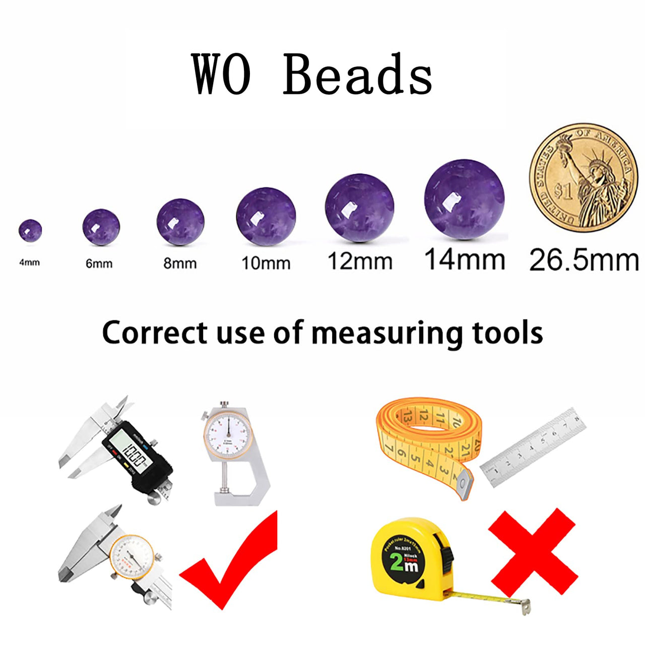 8mm 45pcs Natural Lavender Amethyst Beads Round Loose Gemstone Crystal Energy Healing Power Stone Beads for Jewelry Making DIY Bracelet 15 Inch 8mm