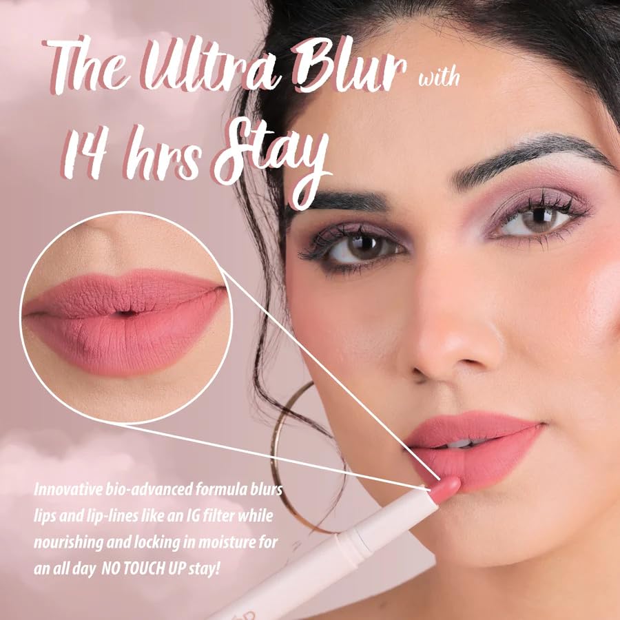 Lamior Cloud Blur Matte Stick | Combo of 3 | Ultra Blurring Mousse Stick | 14 Hrs Stay | Feels Like Balm | Hydrating & Lightweight | Enriched with Hyaluronic Acid, Peptides & Caffeine | Vegan