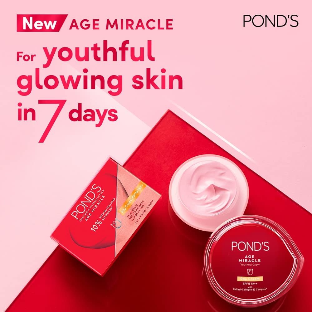 POND'S Age Miracle Wrinkle Corrector SPF 15 PA++ Day Cream 35 g [Packaging might differ]