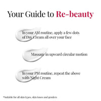 iCosmetiques Day & Night Cream Combo | Vitamins B3, C, E | Shea Butter & Glycerin | Glowing Skin | Mineral Oil & Silicone-Free | For Men And Women | 50g each