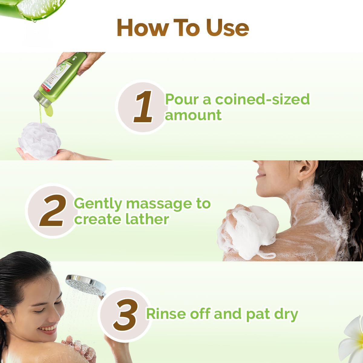 Mamaearth Moisturizing Body Wash With Aloe Vera & Calming Jasmine Scent For Soft & Soothed Skin - 275 Ml|Intensely Moisturizes|Long Lasting Fragrance|Deeply Cleanse|All Skin Type(Pack Of 2)