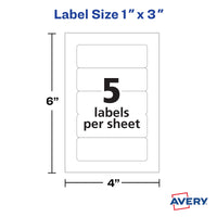Avery Multi-Use Removable Labels, 1