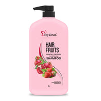 TryOnes Hair Fruits Hairfall Defense Conditioning Shampoo Enriched with Pomegranate & Strawberry 1000 ml