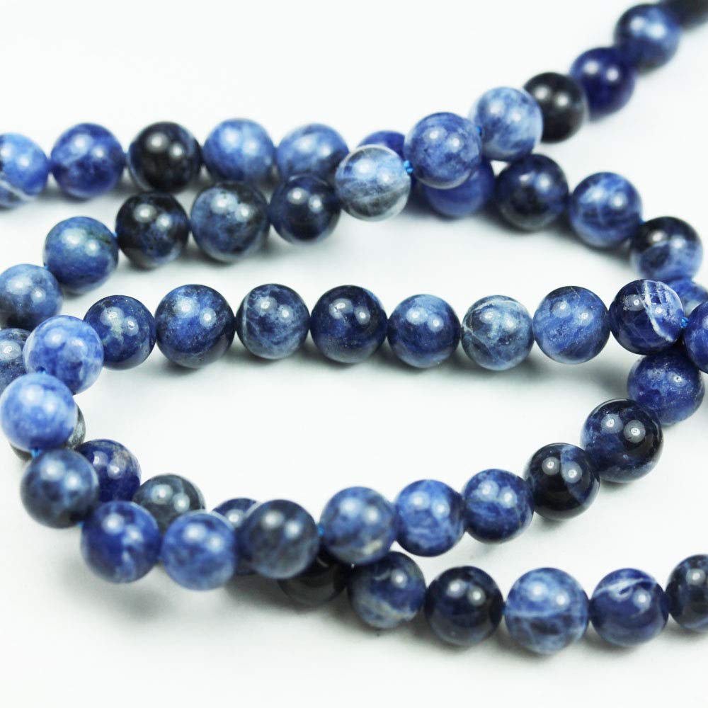 Crystal beadss for Making Jewellery Energy Healing Crystals Jewelry Chakra Crystal Jewerly Beading Supplies Sodalite 10mm 15.5inch About 36-40 Beads
