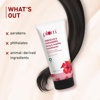 Plum Hibiscus & Ceramides Conditioner | Nourishing Formula with Shea Butter | Smoothens & Strengthens Hair | Prevents Split Ends | 100% Vegan & Cruelty-Free | 175g