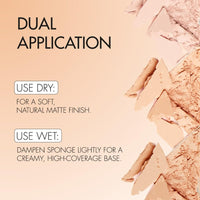 Forever52 Daily Life Dual Wet And Dry Natural Compact With Sponge And Mirror (12G, Caramel), Cream