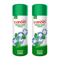 Candid Prickly Heat Powder | Relief from Rashes & Prickly Heat | Neem & Menthol Cooling | Soothing Relief from Itching & Burning | Sweat Absorption | Controls Bacterial Growth | 120g (Pack of 2)