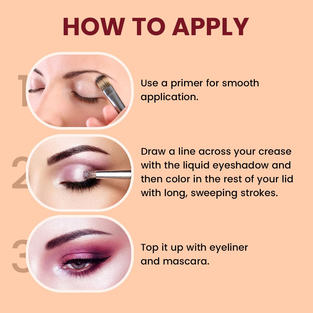 Shryoan Diamond Dew Matte Liquid Eyeshadow | Highly Pigmented Eyeshadow With Radiant Shimmer Finish | Non-Transfer, Instant Dry, Long Wearing Eyeshadow (5ml) (Shade-01)