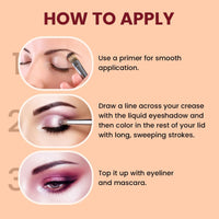 Shryoan Diamond Dew Matte Liquid Eyeshadow | Highly Pigmented Eyeshadow With Radiant Shimmer Finish | Non-Transfer, Instant Dry, Long Wearing Eyeshadow (5ml) (Shade-01)