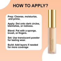 Lakyou Beauty High Coverage Liquid Concealers | Lightweight | Full Coverage | Smooth Finish | Long Lasting | Shade-04(Natural Nude) | 5.5ml