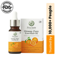 Zenaum Essences 100% Natural Orange Therapeutic Grade Essential Oil | 45ml (Pack of 3)| Mood Uplifting, Skin Brightening & Aromatherapy Sourced from Andhra Pradesh, India | GMP, ISO & IFRA Certified