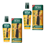 SESA Ayurvedic Hair Oil With Bhringraj & 17 Rare Herbs With Coconut Oil and 4 Nourishing Oil For Hair Growth Help Control Hair Fall with Easy Oil Applicator For Women and Men (400 ml)