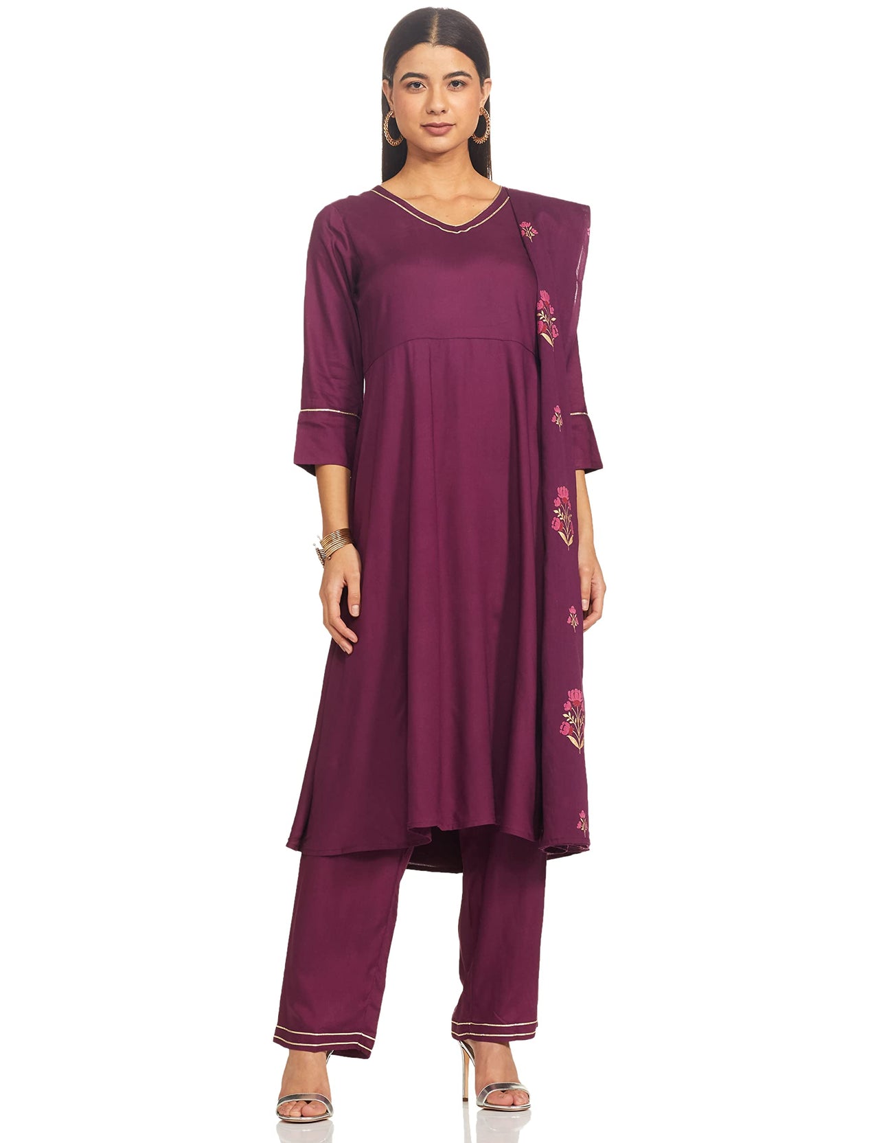 Amazon Brand - Myx Women's  Rayon Salwar Suit