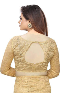 Avantika Fashion Women's  Jacquard Russell Net Saree With blouse piece