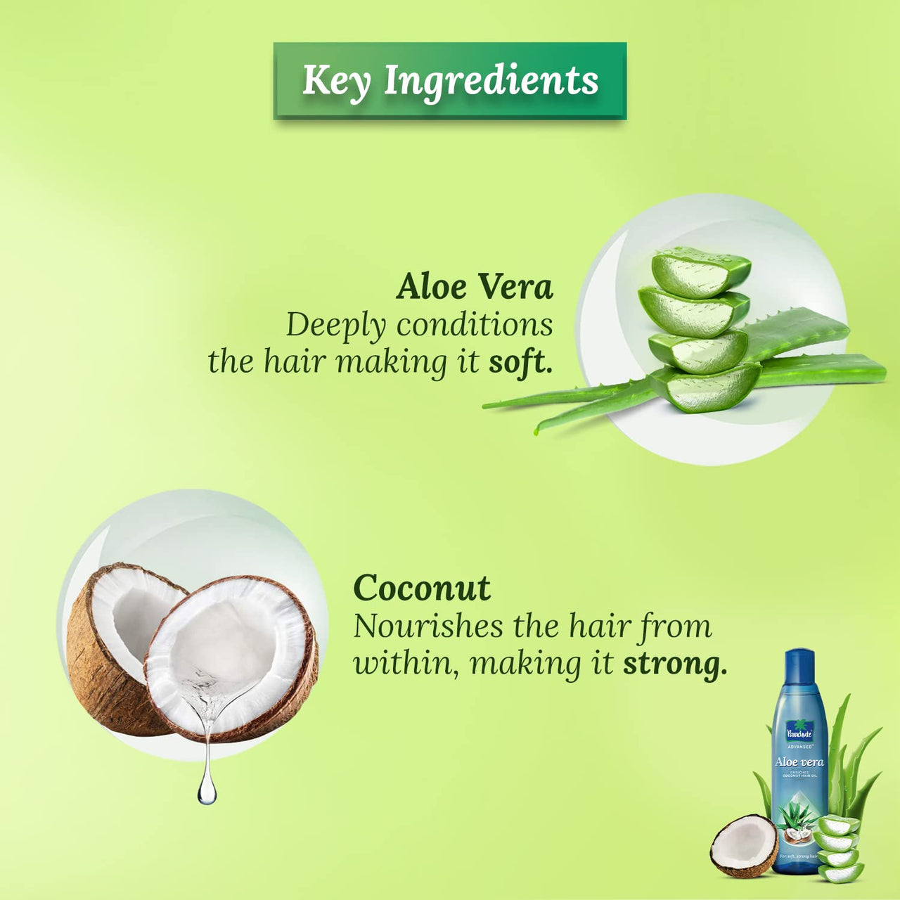 Parachute Advansed Aloe Vera,Enriched Coconut Hair Oil, 250 ml with FREE 75 ml Pack & Parachute Advansed Aloe Vera,Enriched Coconut Hair Oil, 250 ml