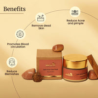 Mellow Herbal Anti Acne Face Pack | Ayurvedic Neem, Clove & Multani Mitti | Controls Oil, Reduces Pimples & Acne Scars | Deep Cleansing & Detoxifying | Natural & Chemical-Free | 20gm