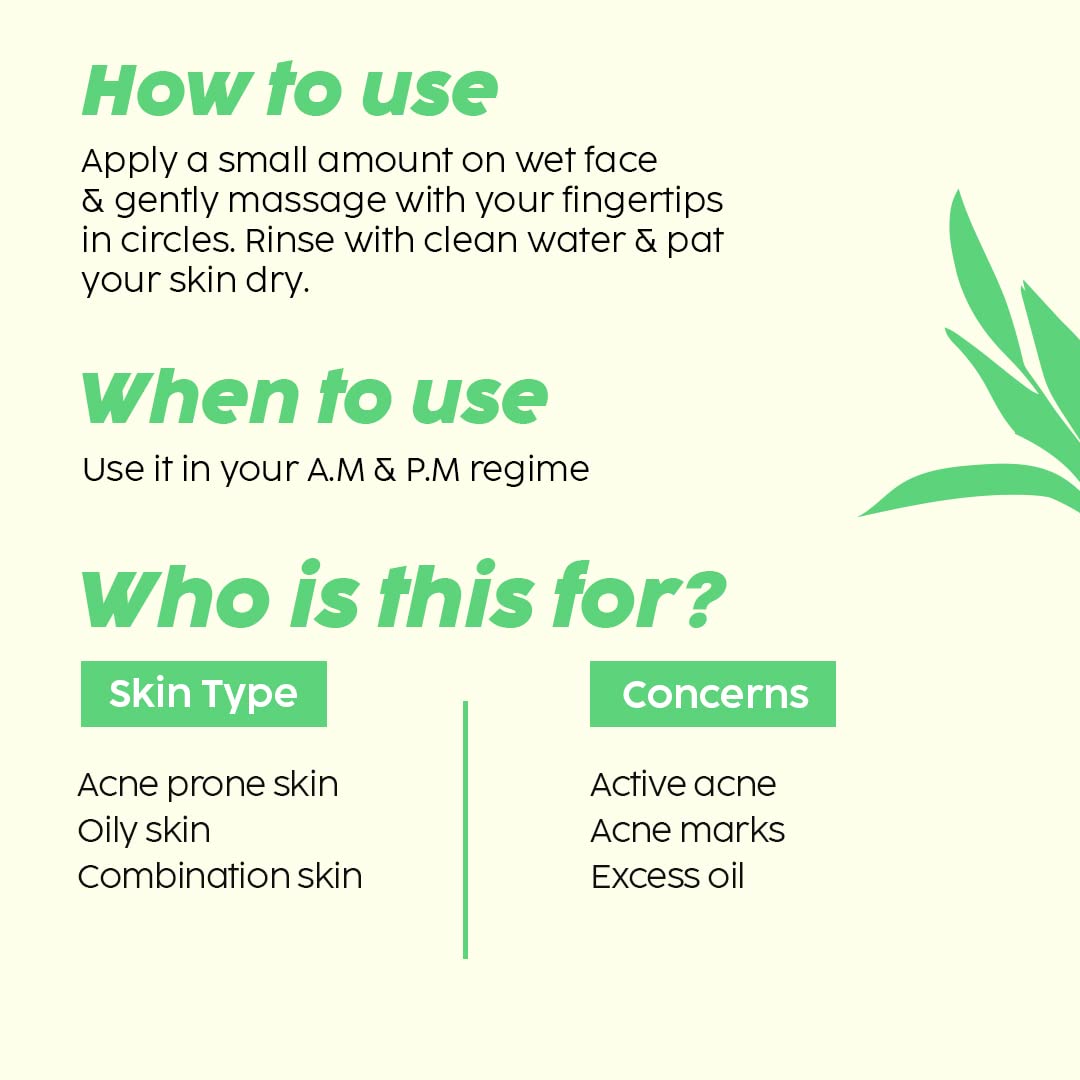 The Plant Fix Plix PLIX - THE PLANT FIX 0.5% w/w Salicylic Acid Jamun Face Wash Cleanser Gel (100 ml, Pack of 2) For Active Acne & Oil Control, For Breakouts | Oily & Acne Prone Skin | Women & Men