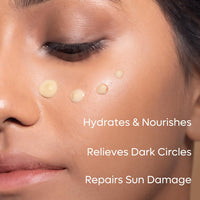 mcaffeine Coffee Under Eye Cream Gel for Dark Circles, Puffiness & Fine Lines | 94% Users Saw Reduced Dark Circles | with Built-In Cooling Massage Applicator | Vitamin E for Puffiness - 15 Gm