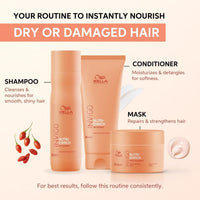 Wella Professionals Invigo Nutri-Enrich Conditioner | Deep Conditioning for Dry, Frizzy & Damaged Hair | 200 ml | With Goji Berry & Vitamin E