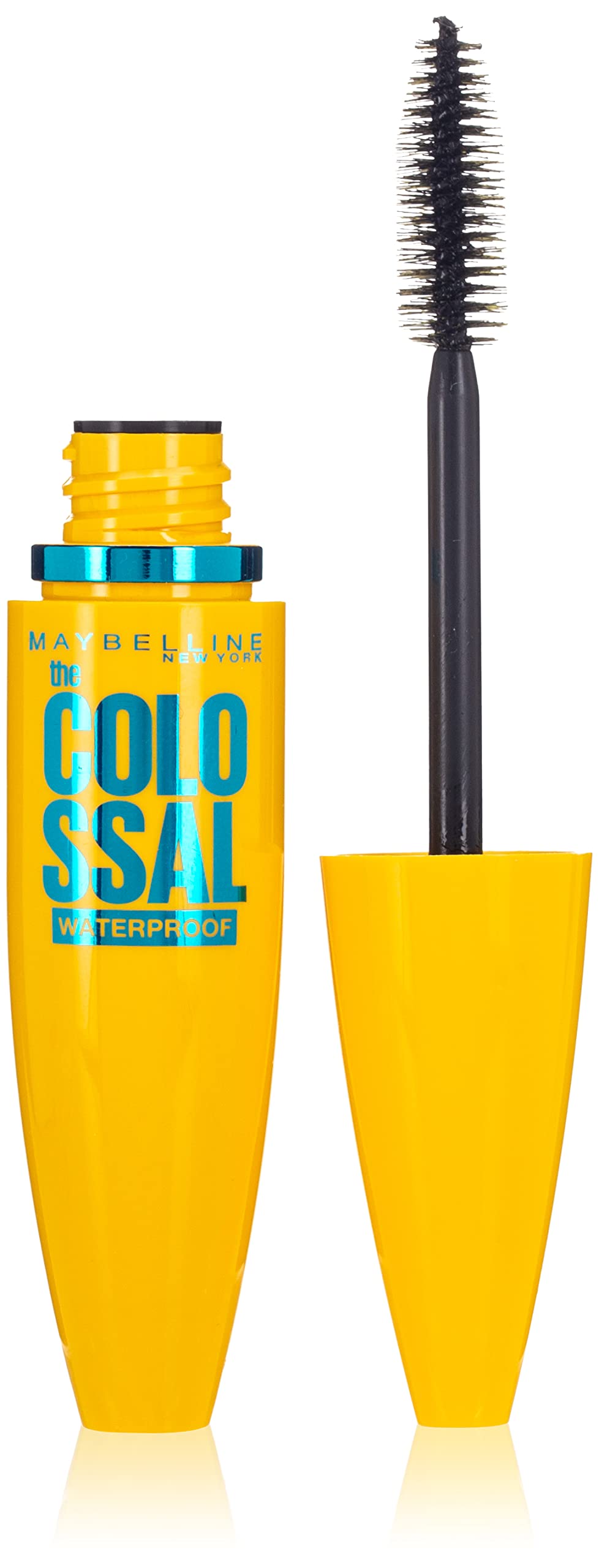 Maybelline New York Volume Express Colossal Masacara, Waterproof, Black, 10ml & Maybelline New York Compact Powder, Fit Me, 20 Natural Beige, 8g