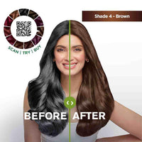 Garnier Color Naturals Crème hair color, Shade 4 Brown, 70ml + 60g